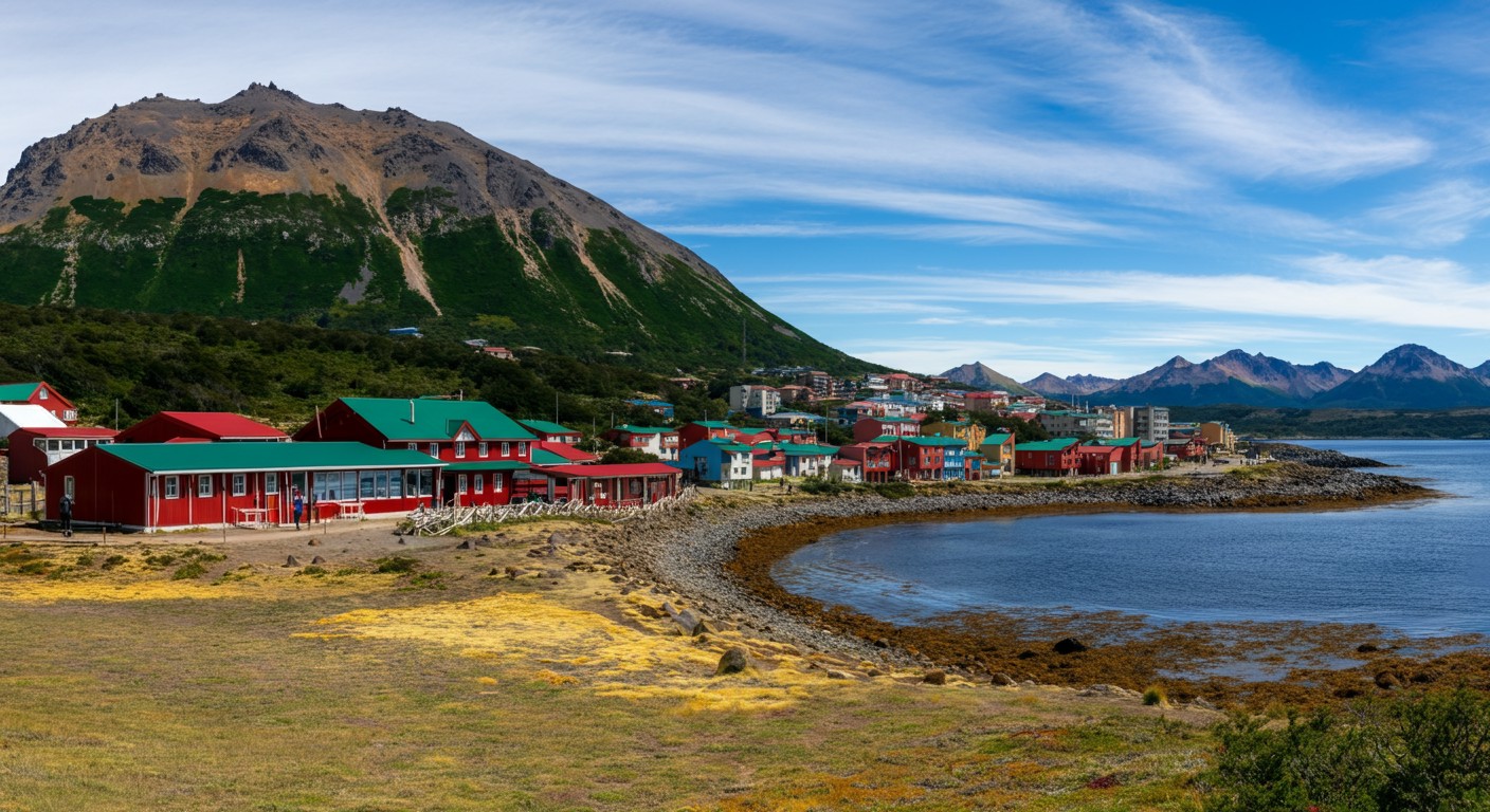 Tirolesa em Ushuaia