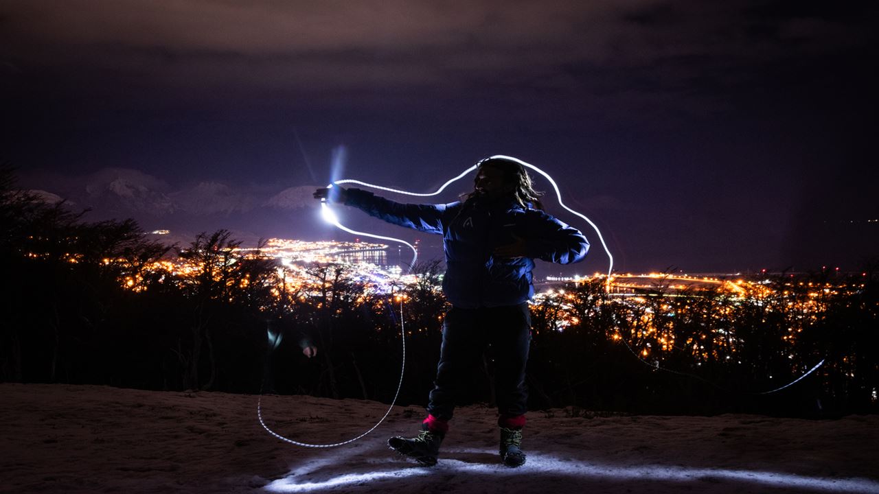 Pôr Do Sol No Glaciar Martial foto 1