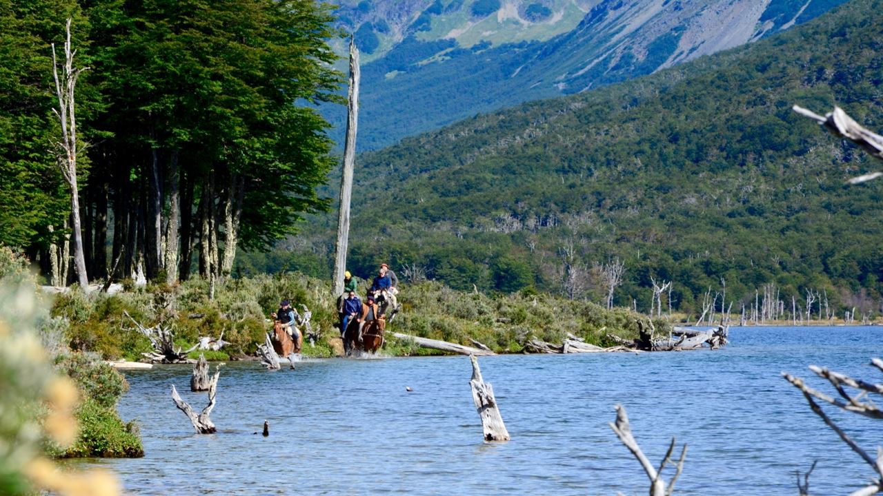 Horse Ride Through Lake Hidden (5)