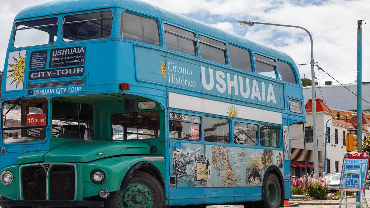 City Tour por Ushuaia em Ônibus de Dois Andares foto 1