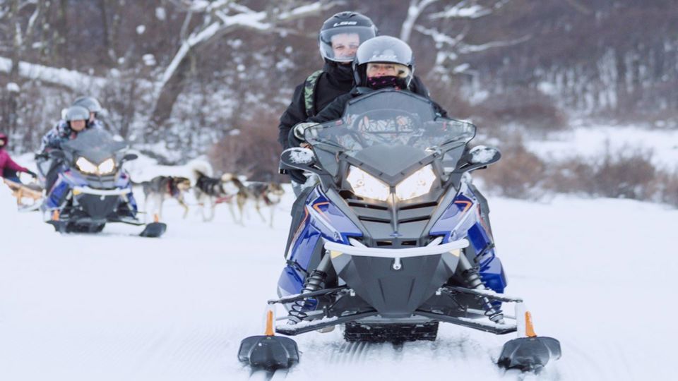 Full-day Winter Experience With Huskies, Snowshoes, And Snowmobile foto 3