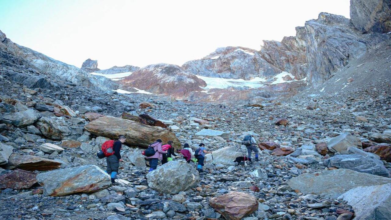 Trekking ao Glaciar Ojo del Albino desde Valle Tierra Mayor foto 7