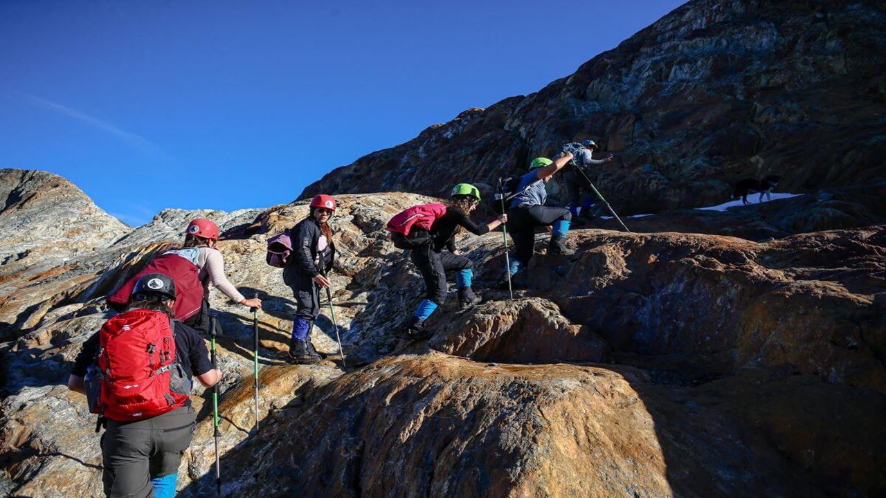 Trekking ao Glaciar Ojo del Albino desde Valle Tierra Mayor foto 9