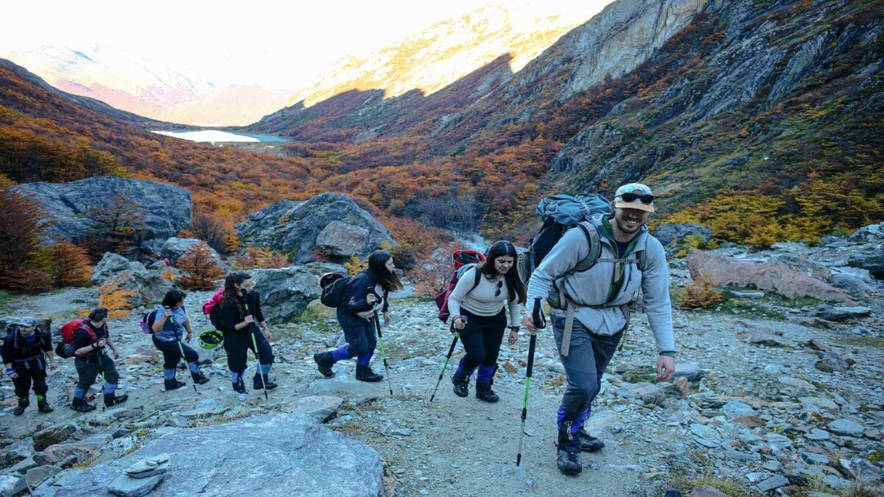Trekking ao Glaciar Ojo del Albino desde Valle Tierra Mayor foto 2