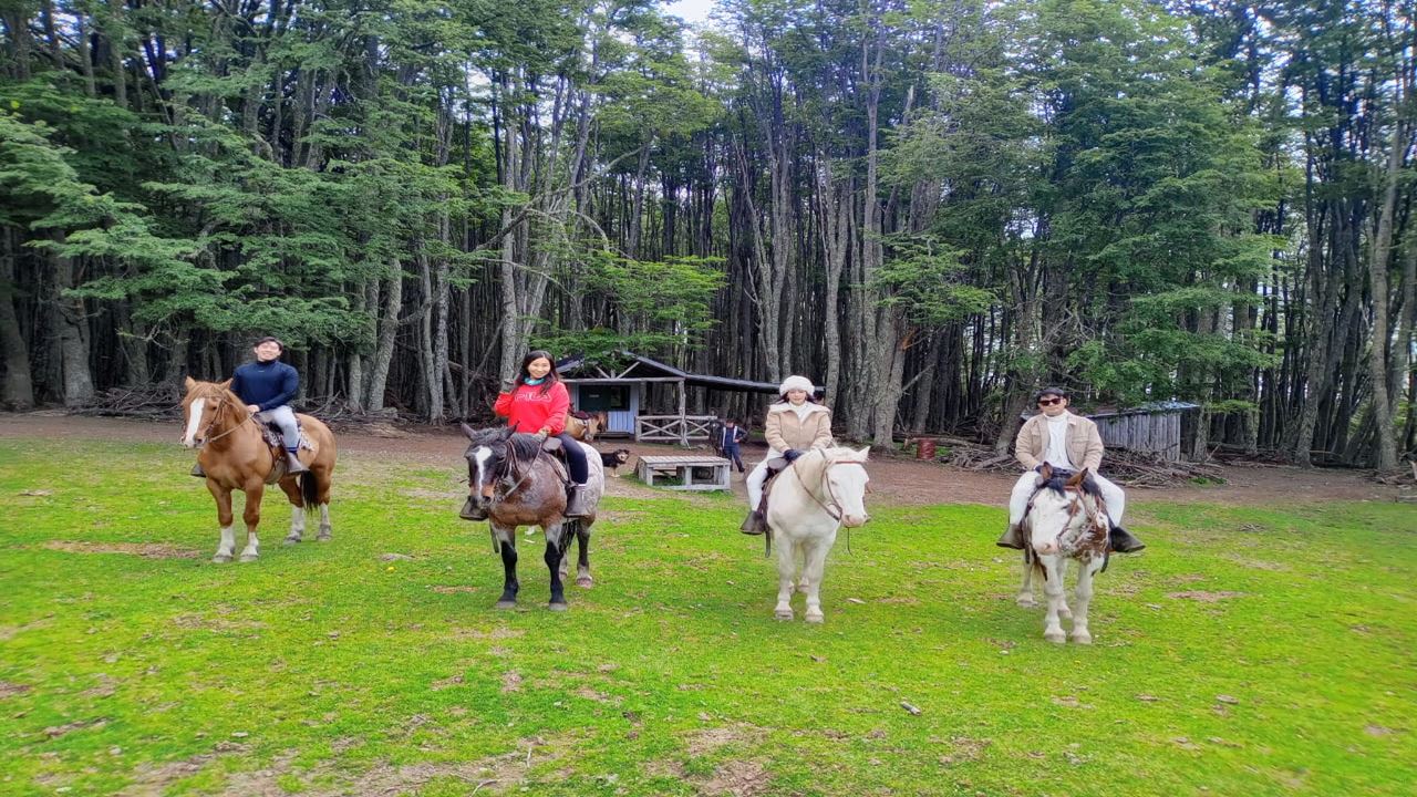 Horse Ride Through Lake Hidden