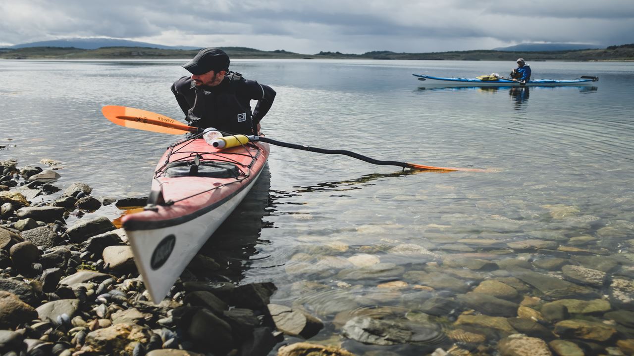 Navegação Canal de Beagle de Caiaque