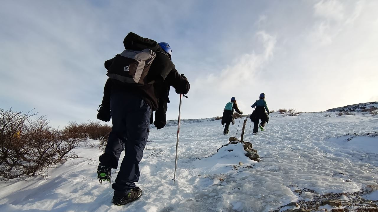 Trekking On Cortez Hill